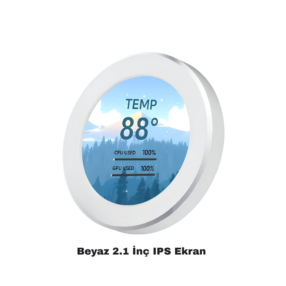 2.1 İnç Kasa İçi LCD Ekran