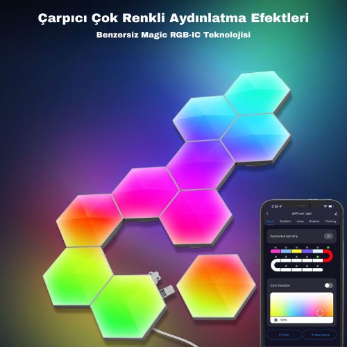 Altıgen Led Exem Shop