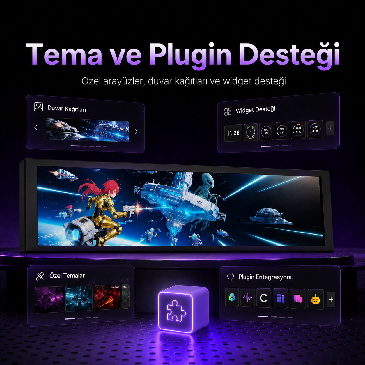 9.2 İnç Kasa İçi IPS Ekran