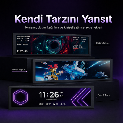 9.2 İnç Kasa İçi IPS Ekran