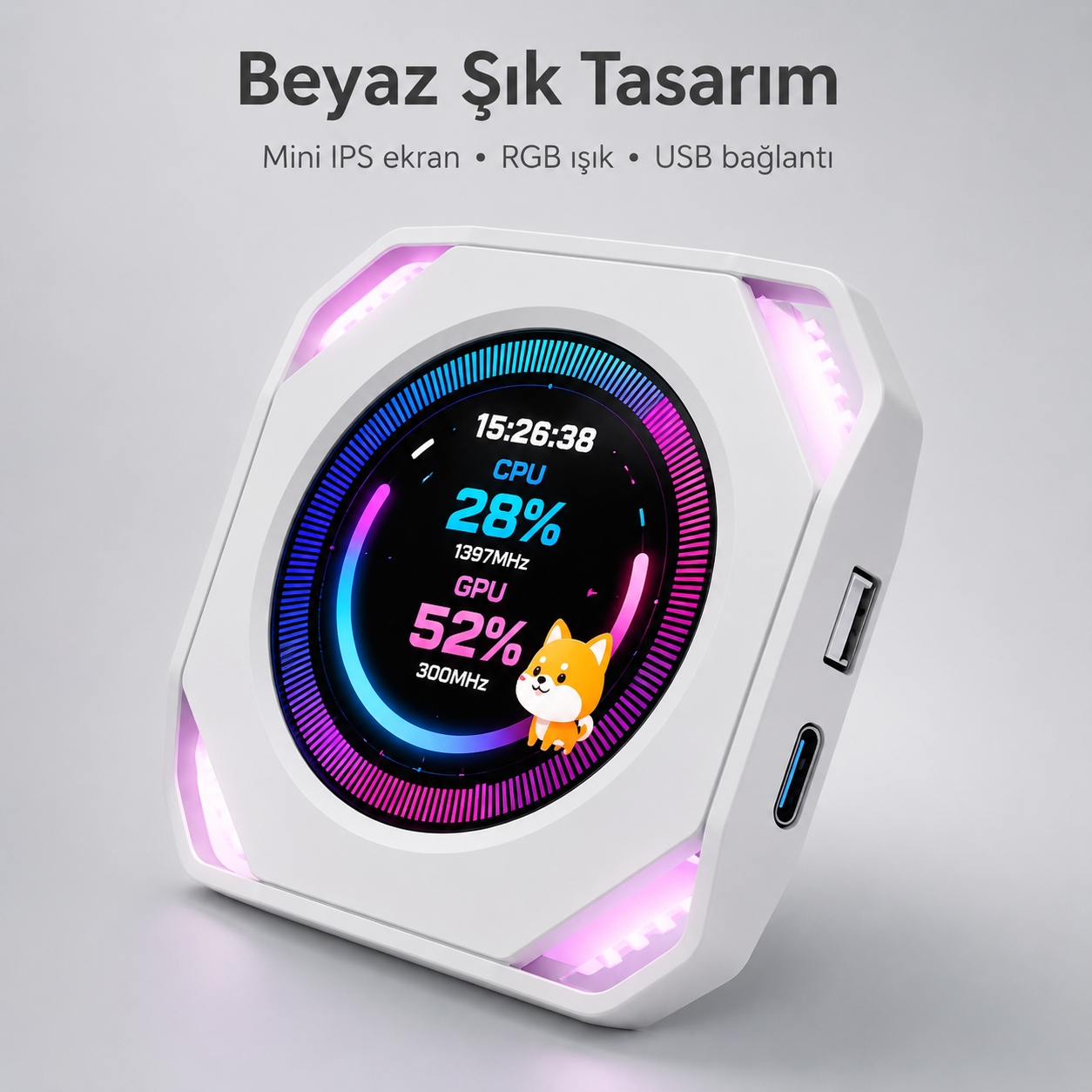 2.1 İnç Kasaiçi Ekran