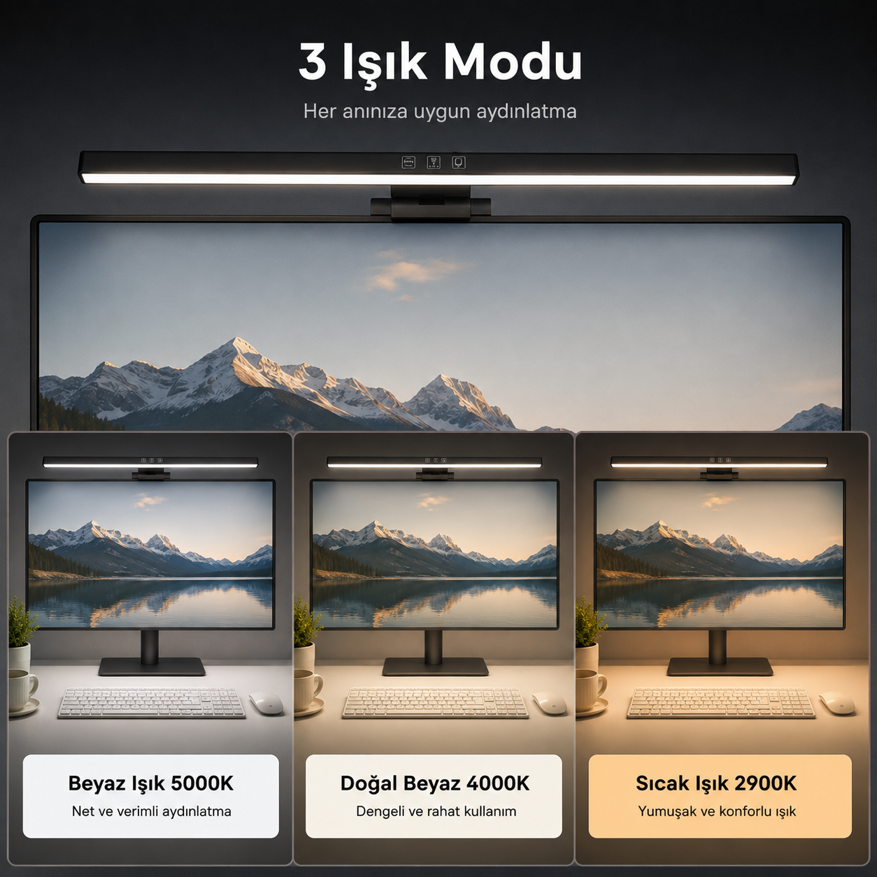 Monitör Işık Çubuğu