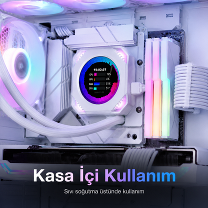2.1 İnç Kasaiçi Ekran