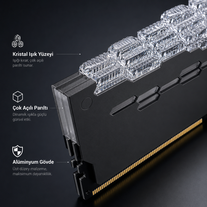 Kristal ARGB RAM Soğutucu Kılıfı